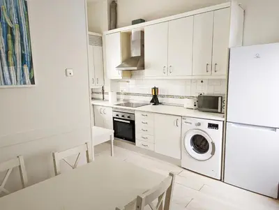 Una cocina o zona de cocina en Apartamento Plaza de la Paja