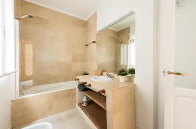 Un baño de Apartamento Plaza de la Paja