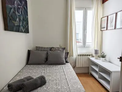 Cama o camas de una habitación en Apartamento Plaza de la Paja