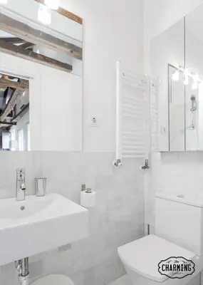 Un baño de Reina Sofía - Buhardilas con encanto, AC