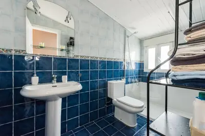 Un baño de Apartments Madrid Principe 2