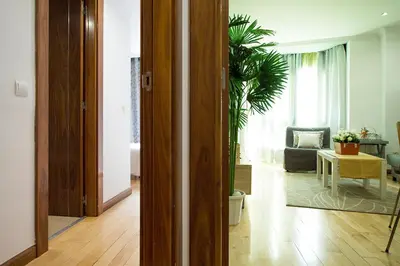 Zona de estar de Apartamentos Adelfas