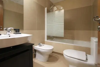 Un baño de Apartamentos Adelfas