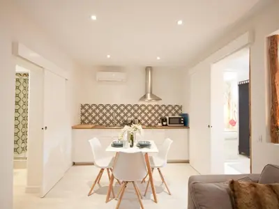 Una cocina o zona de cocina en Un perfecto refugio en el centro de madrid