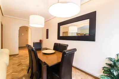 Zona de estar de Home & Private Terrace WIFI + AIRCON