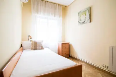 Cama o camas de una habitación en Home & Private Terrace WIFI + AIRCON
