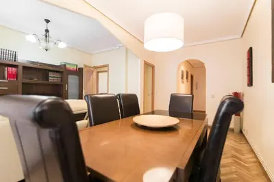 Zona de estar de Home & Private Terrace WIFI + AIRCON