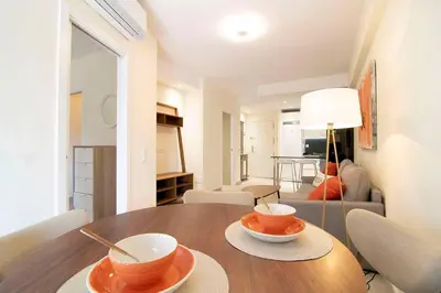 Zona de estar de Beautiful Apartment next to Santiago Bernabeu by Batuecas