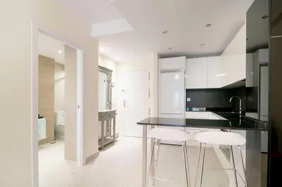 Una cocina o zona de cocina en Beautiful Apartment next to Santiago Bernabeu by Batuecas