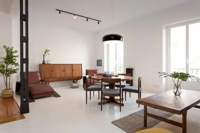 Zona de estar de Luxury Silver Apartment just steps from Gran Vía by Batuecas