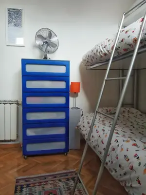 Cama o camas de una habitación en Habitacion Privada Paseo Del Arte