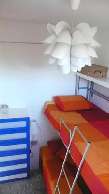 Cama o camas de una habitación en Habitacion Privada Paseo Del Arte