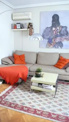 Zona de estar de Habitacion Privada Paseo Del Arte
