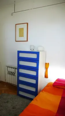 Cama o camas de una habitación en Habitacion Privada Paseo Del Arte