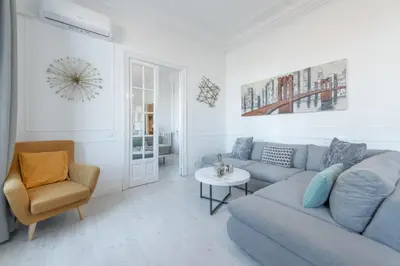 Zona de estar de PENTHOUSE deluxe GRANVIA, by MONARO
