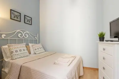 Cama o camas de una habitación en Cozy Apartment in Plaza Mayor Square by Batuecas