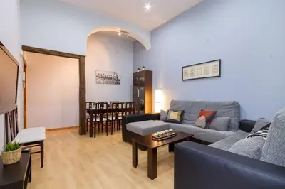 Zona de estar de Cozy Apartment in Plaza Mayor Square by Batuecas