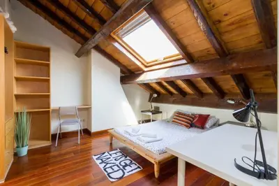 Zona de estar de Rustic 5 Bedroom Atic, La Latina (Centre Madrid)