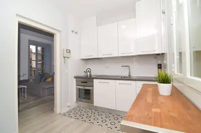 Una cocina o zona de cocina en Bright Apartment in La Latina by Batuecas