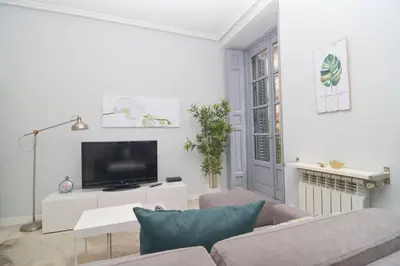 Zona de estar de Bright Apartment in La Latina by Batuecas