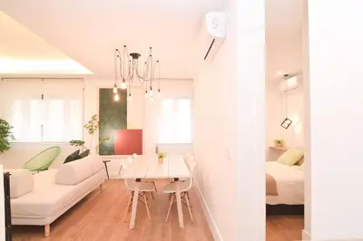 Zona de estar de Beautiful Apartment in Quevedo by Batuecas