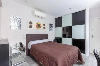 Cama o camas de una habitación en 5 Calle Álamo