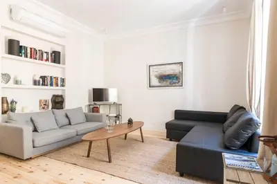Zona de estar de Impressive Apartment in Madrid Center by Batuecas