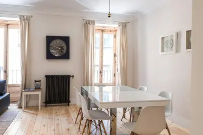 Zona de estar de Impressive Apartment in Madrid Center by Batuecas