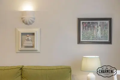 Zona de estar de Argüelles - Apartamento acogedor para 4, AC