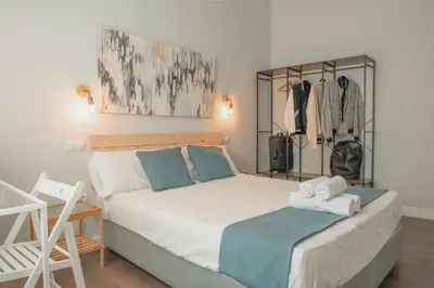 Cama o camas de una habitación en CH Barco