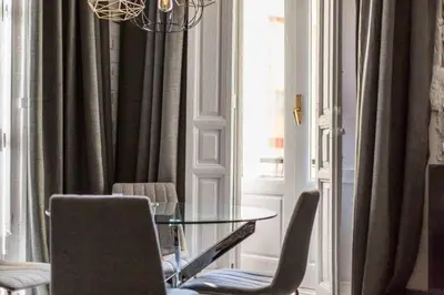 Zona de estar de (Almudena) Modern & luxury space near Plaza Mayor