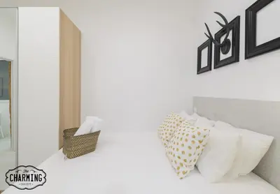 Cama o camas de una habitación en Circo Price - Apartamento acogedor en el centro