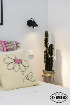 Cama o camas de una habitación en Madrid City- Apartamento de 2 dormitorios