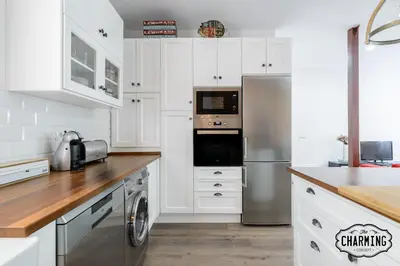 Una cocina o zona de cocina en Madrid City- Apartamento de 2 dormitorios