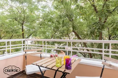 Un balcón o terraza de Madrid City- Apartamento de 2 dormitorios