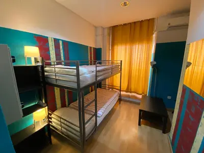 Cama o camas de una habitación en Bed Madrid Rooms by Bossh! Hotels