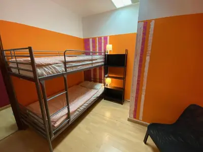 Cama o camas de una habitación en Bed Madrid Rooms by Bossh! Hotels