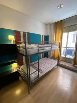 Cama o camas de una habitación en Bed Madrid Rooms by Bossh! Hotels