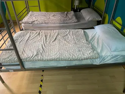 Cama o camas de una habitación en Bed Madrid Rooms by Bossh! Hotels