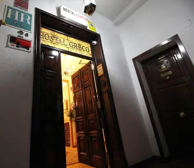 Plano de Hostal Greco Gran Vía Madrid
