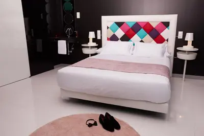 Cama o camas de una habitación en Hotel Freedom