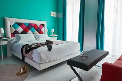 Cama o camas de una habitación en Hotel Freedom