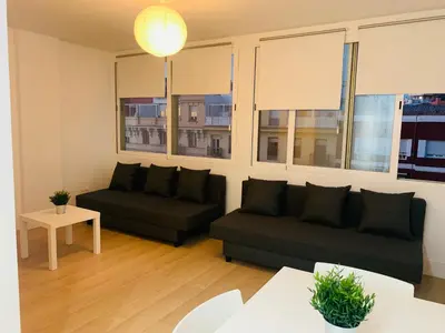 Zona de estar de Pisos con Piscina Barrio Exclusivo-MOVISTAR ARENA alquiler temporada