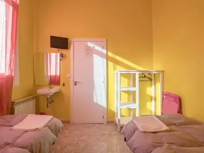 Cama o camas de una habitación en Pensión Apolo XI