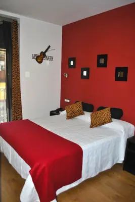Cama o camas de una habitación en Madrid City Rooms