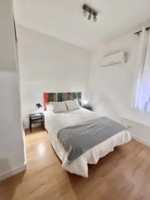 Cama o camas de una habitación en Centro Madrid Rio - Monederos D