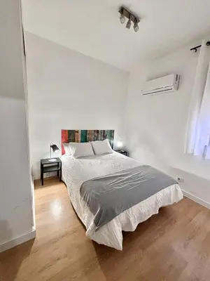 Cama o camas de una habitación en Centro Madrid Rio - Monederos D