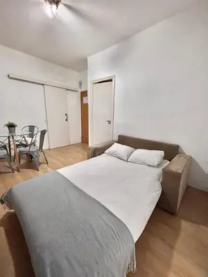 Cama o camas de una habitación en Centro Madrid Rio - Monederos D
