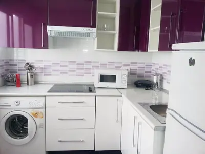 Una cocina o zona de cocina en Centro Madrid Rio - Monederos D