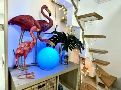 Una cocina o zona de cocina en Los Flamencos, Malasaña Loft Madrid 45mq